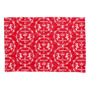 Girl Mermaid Princess Pillow Case