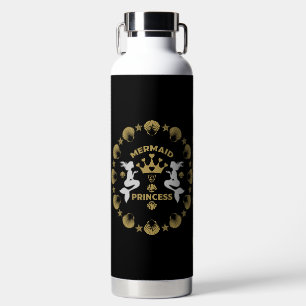 Girl Mermaid Princess Water Bottle