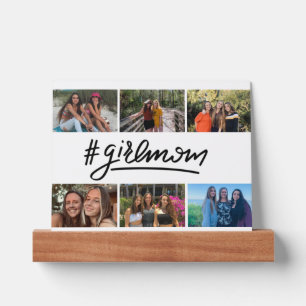 Girl Mom Gift Photo Collage Picture Ledge