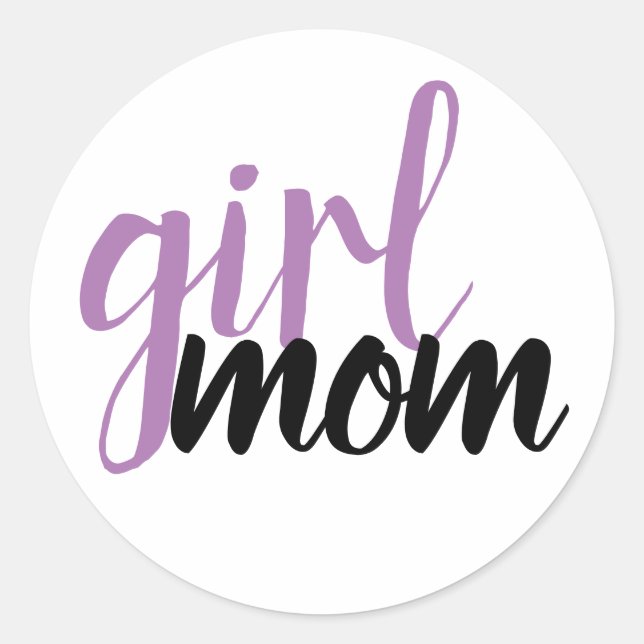 Girl Mom sticker (Front)