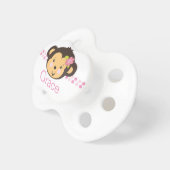 Girl Monkey | Personalized Pacifier (Front Right)