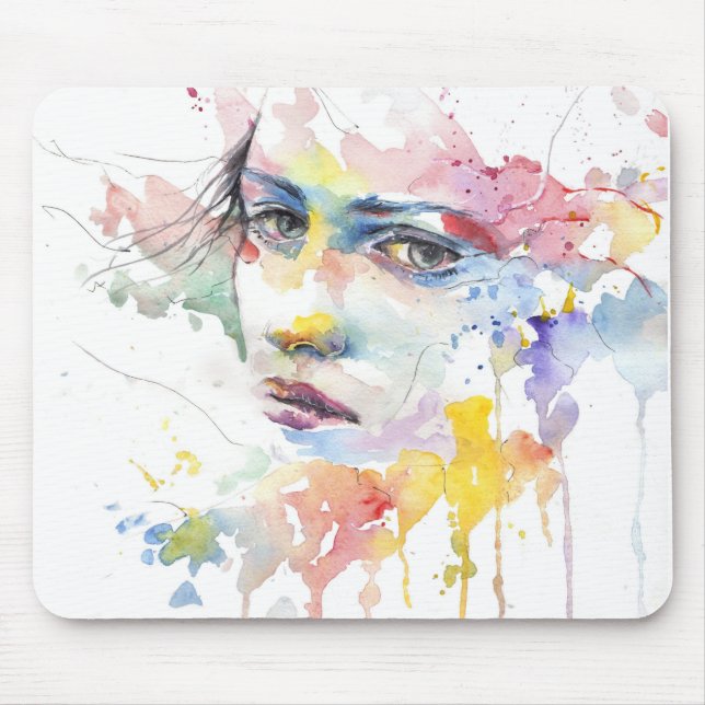 girl mouse pad (Front)