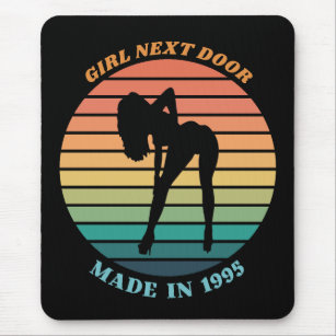 Girl Next Door 1995 Retro Mouse Pad