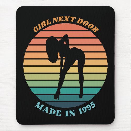 Girl Next Door 1995 Retro Mouse Pad