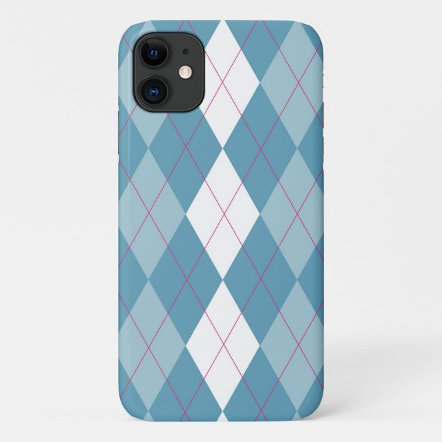 Girl Next Door Argyle Case-Mate iPhone Case (Back)