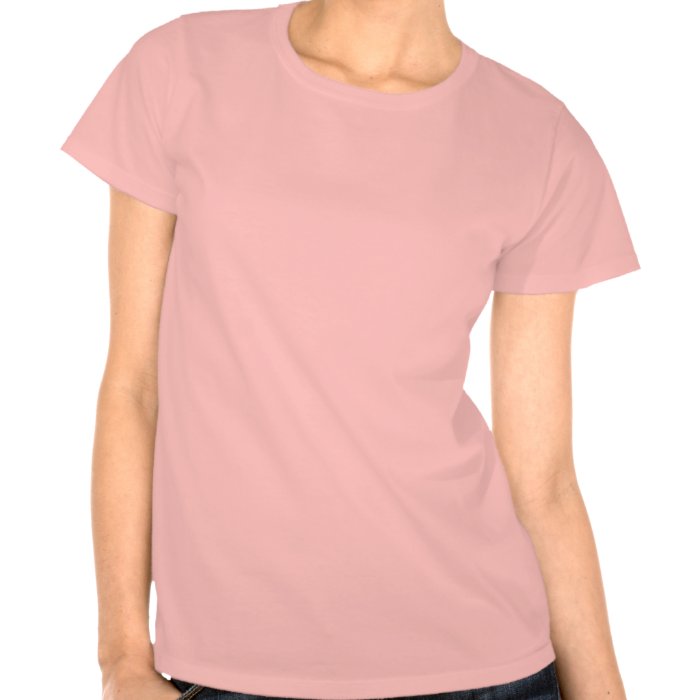 Girl Next Door Pink Print Tee Shirt