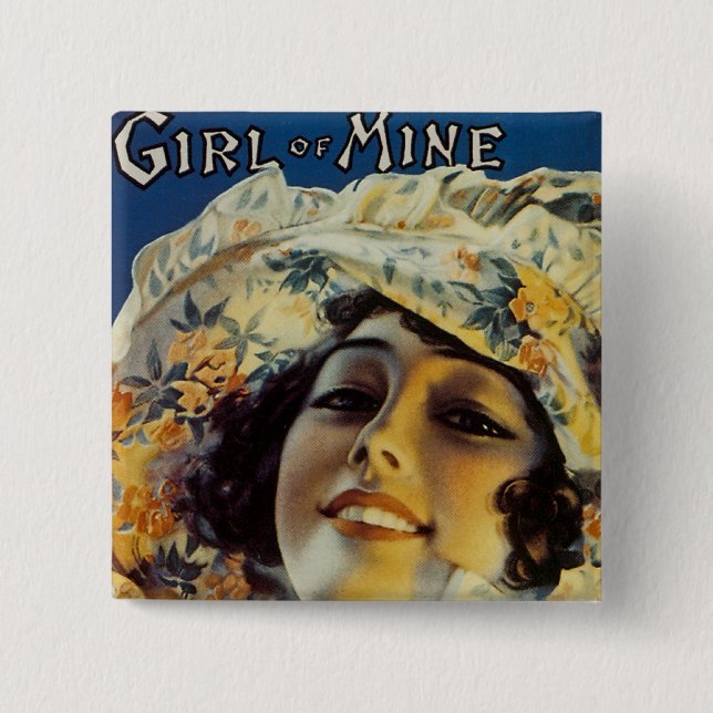 Girl of Mine Button (Front)