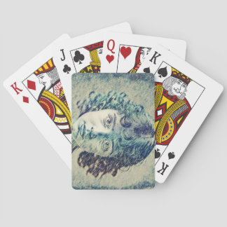 Girl of the waves poker cards