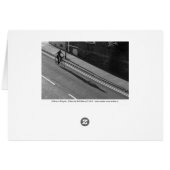 Girl on a Bicycle BW (Back Horizontal)