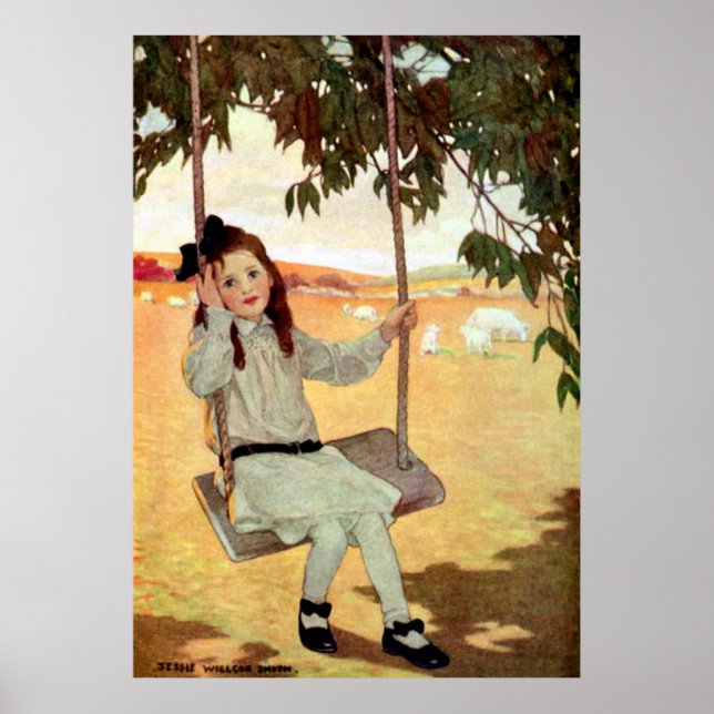 Girl on a Swing Poster (Front)