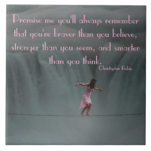 GIRL ON A TIGHTROPE TILE