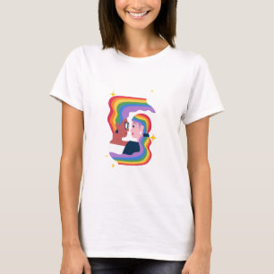Girl On Girl white womens T-Shirt