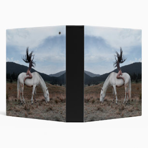 Girl on Horse 3 Ring Binder