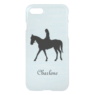 Girl on Horse Personalized iPhone SE/8/7 Case