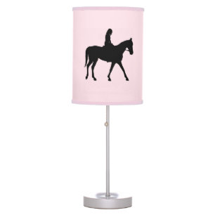 Girl on Horse Table Lamp
