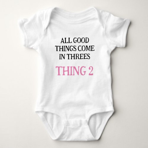 girl one piece for triplets triplets gift idea  baby bodysuit