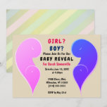 Girl or Boy Baby Reveal Party Invitation