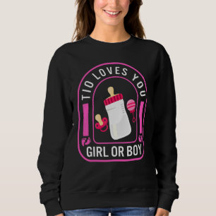 Girl Or Boy Tio Loves You Men Father's Day New Bab Sweatshirt