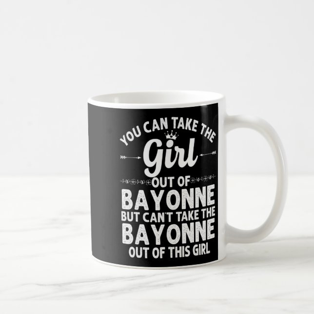 Girl Out Of Bayonne Nj New Jersey Home Roots Usa _ Coffee Mug (Right)