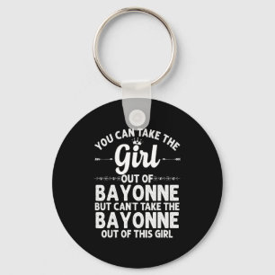 Girl Out Of Bayonne Nj New Jersey Home Roots Usa _ Keychain