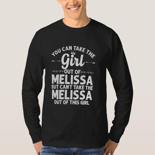 Girl Out Of Melissa Tx Texas  Funny Home Roots Usa T-Shirt (Front)