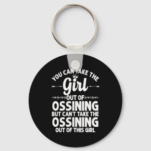 Girl Out Of Ossining Ny New York Home Roots Usa _2 Keychain