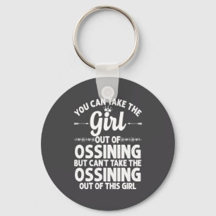 Girl Out Of Ossining Ny New York Home Roots Usa Keychain