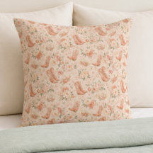 Girl Peach Western Coquette Shabby Chic
