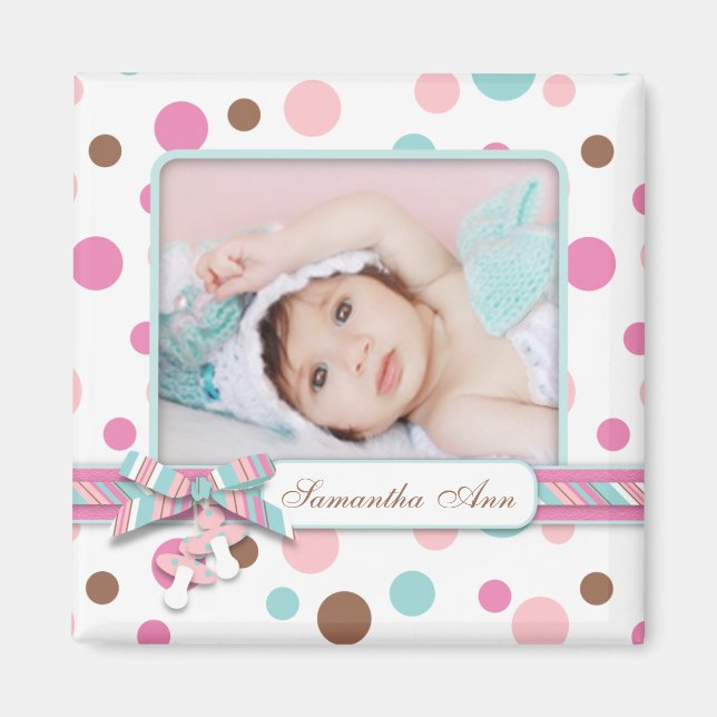 Girl Photo Magnet S FP (Front)