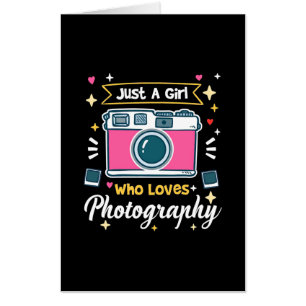 Girl Photography Card