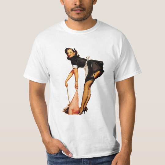 Girl Pin Up Vintage T Shirt Zazzle