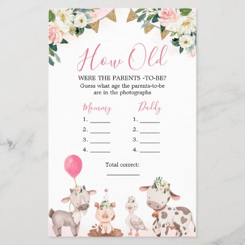 Girl Pink Farm How Old The Parents