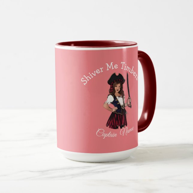girl Pirate mug (Front Right)