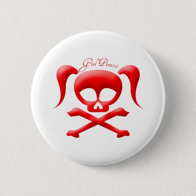 Girl Pirates Button (Front)
