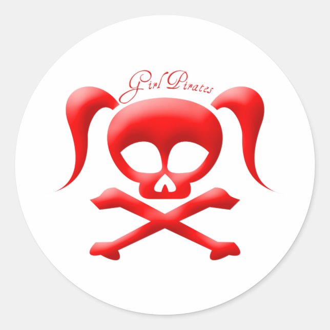 Girl Pirates Stickers (Front)