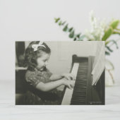 Girl Playing Piano (Standing Front)