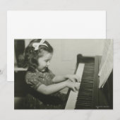 Girl Playing Piano (Front/Back)
