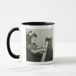 Girl Playing Piano Mug
