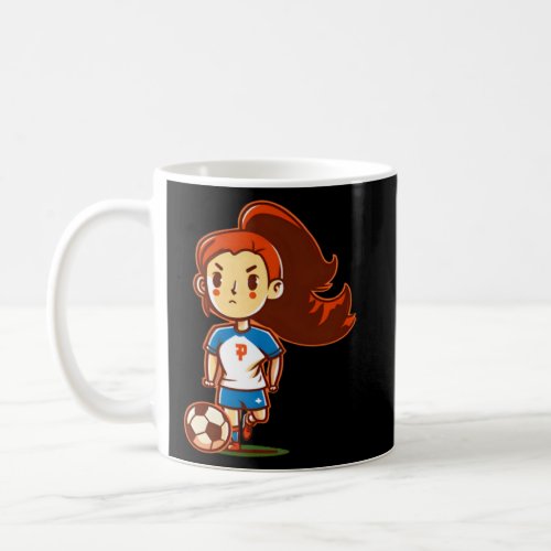 Girl Playing Soccer Soccer Player  Coffee Mug