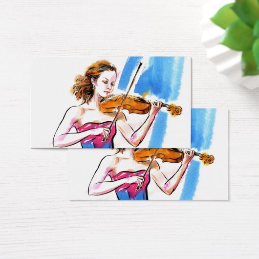 Girl playing the violin (Desk)