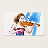 Girl playing the violin (Back)