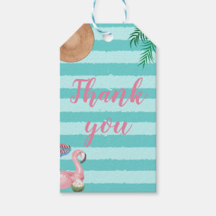 Girl Pool Birthday Party Gift Tags