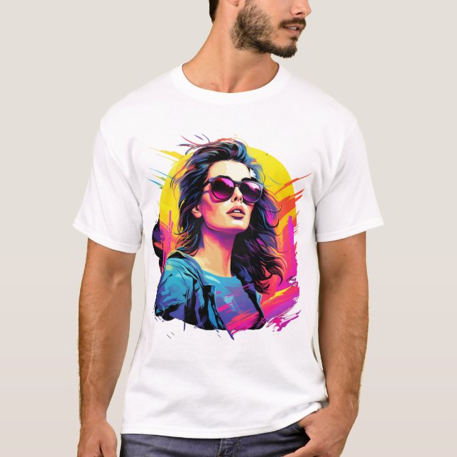 Girl posing T-Shirt (Front)