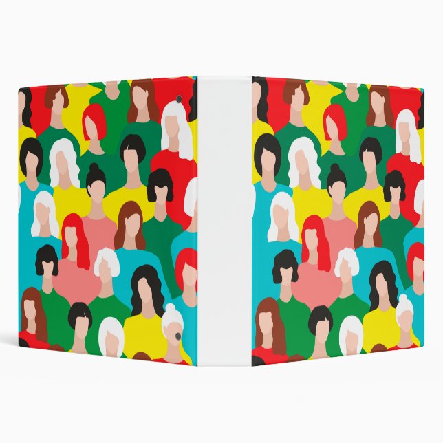 Girl power 3 ring binder (Background)