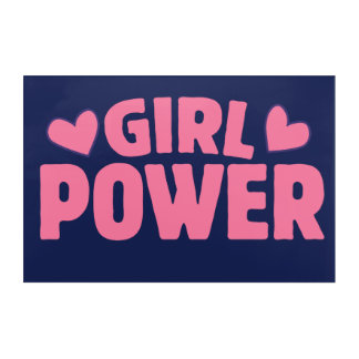 Girl Power Acrylic Print