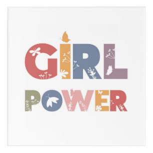 Girl Power Acrylic Print