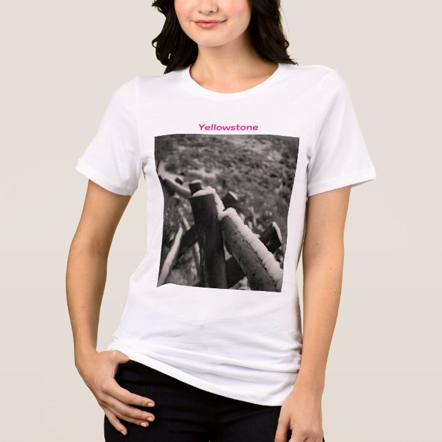 Girl Power At Yellowstone Tri-Blend Shirt (Front)