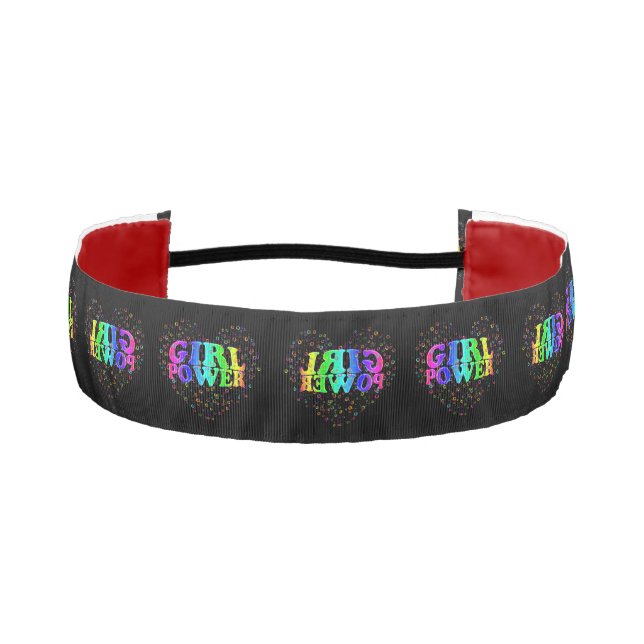 girl power! - athletic headband (Front)
