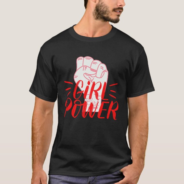 Girl Power Black History Emancipation Feminist Fir T-Shirt (Front)