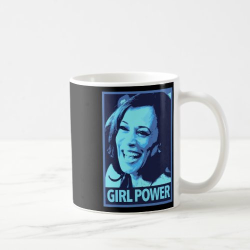 Girl Power blue  Coffee Mug